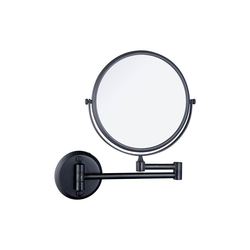 Bathroom 3X chrome dual sided magnifying vanity mirror