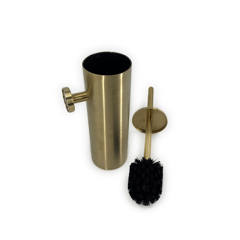 SUS 304 Gold Wall Mounted Toilet Brush Holder Free Stand Toilet Brush and Holder Set - 副本