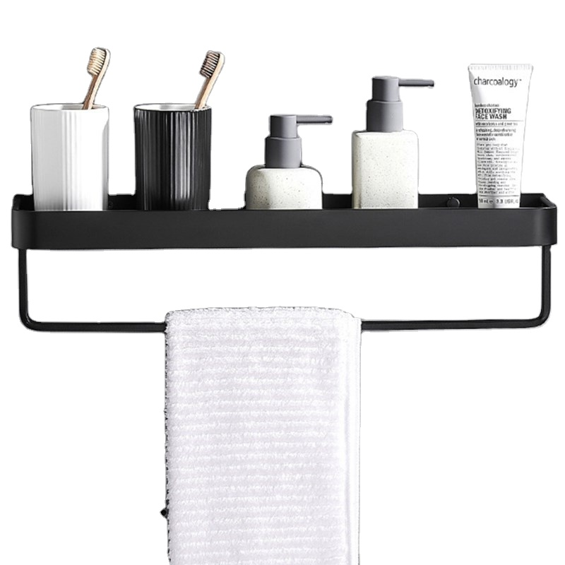 Stainless Steel Shower Hotel Towel Rack Bathroom Accessories