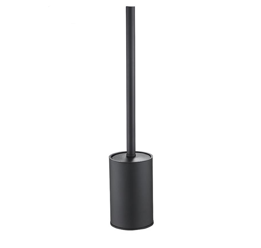 304 Stainless Steel Satin Black Gold Chrome Cheap Free Standing Toilet Brush Holder