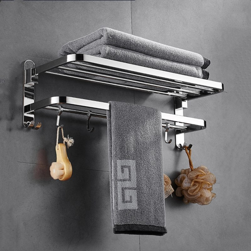 Stainless Steel Bathroom Hotel Shower Towel Rack