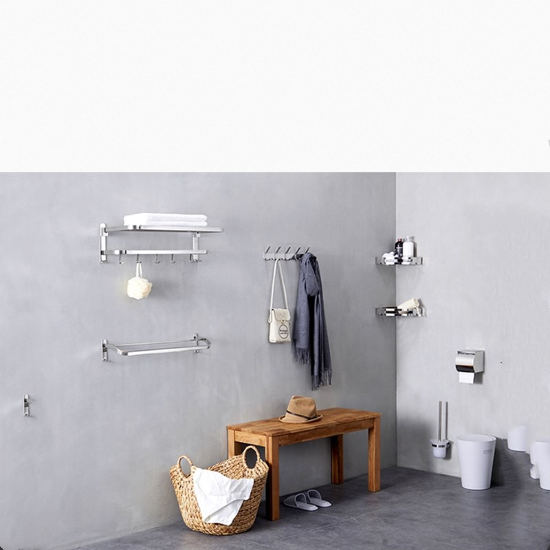 Stainless Steel Bathroom Hotel Shower Towel Rack