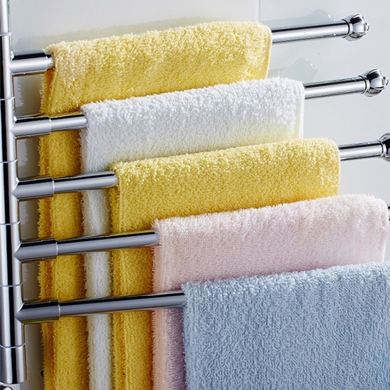 Wall Mounted Stainless Steel Bathroom Shower Bath Towel Rack