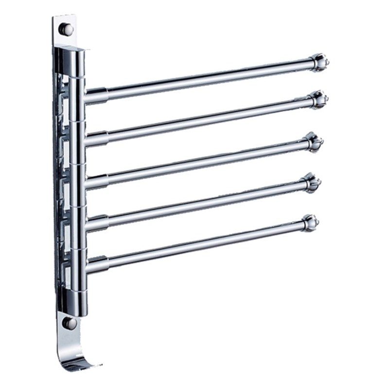 Wall Mounted Stainless Steel Bathroom Shower Bath Towel Rack