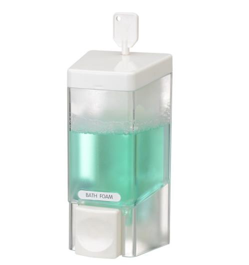 Double Wall Mounted ABS Plastic Hand Liquid Soap Dispenser For Hotel