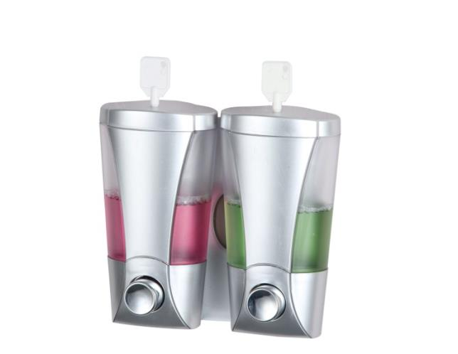Double Wall Mounted ABS Plastic Soap Dispenser For Hotel