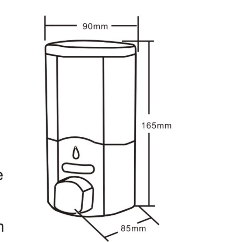 Hot Selling Wholesales Chrome Manual Rechargeable Liquid Soap Pump dispenser for Bathroom