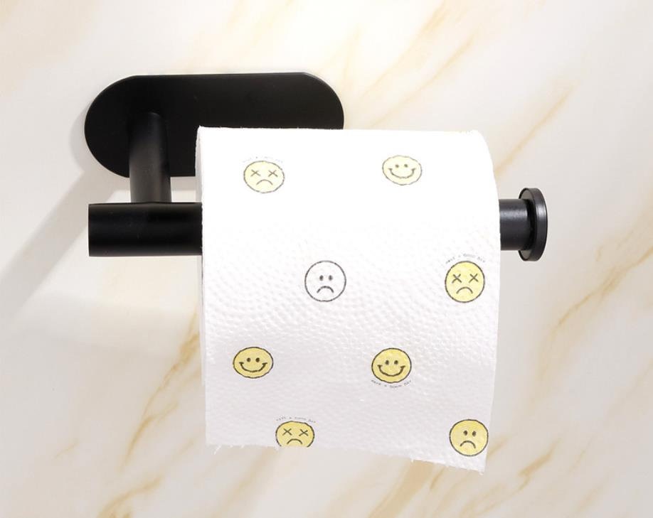 Amazon Hot Selling Adhesive Toilet Roll Paper Holder Kitchen Paper Towel Holder