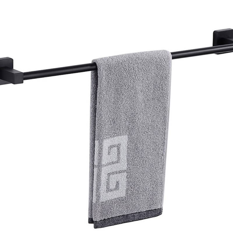 Stainless Steel Wall Mounted Shelf With Towel Bar