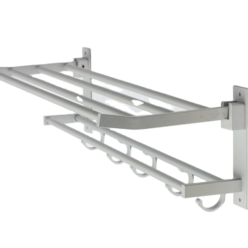 Nordic Stainless Steel Shower Towel Rack Bathroom
