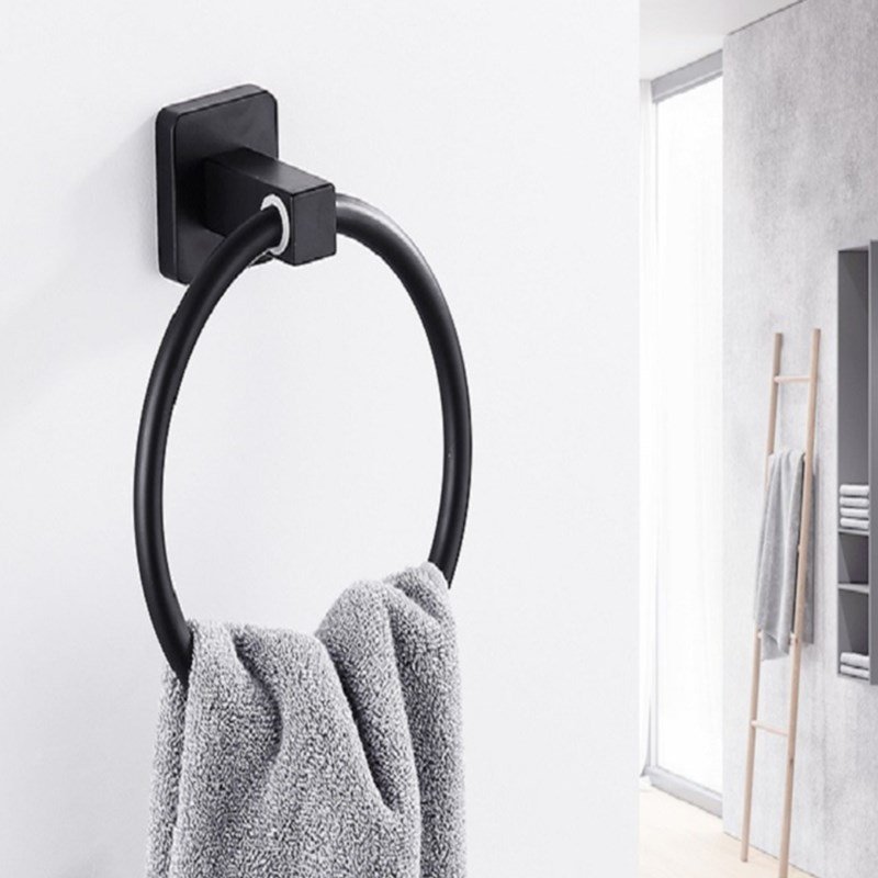 Washroom Shower Black Bathroom Fittings Accessories Set