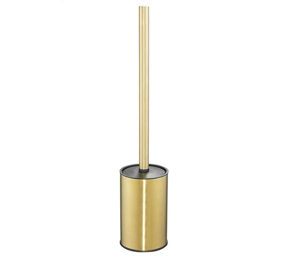 304 Stainless Steel Satin Black Gold Chrome Cheap Free Standing Toilet Brush Holder
