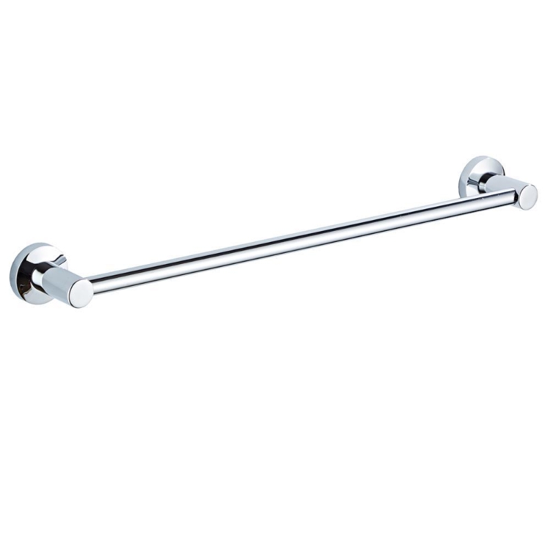 Single pole towel rack
