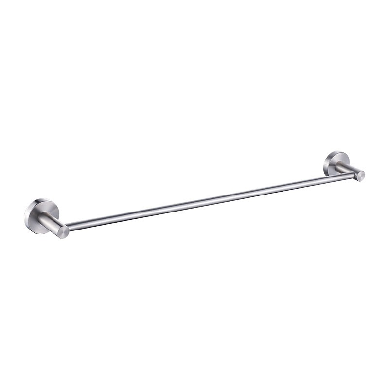 Single pole towel rack