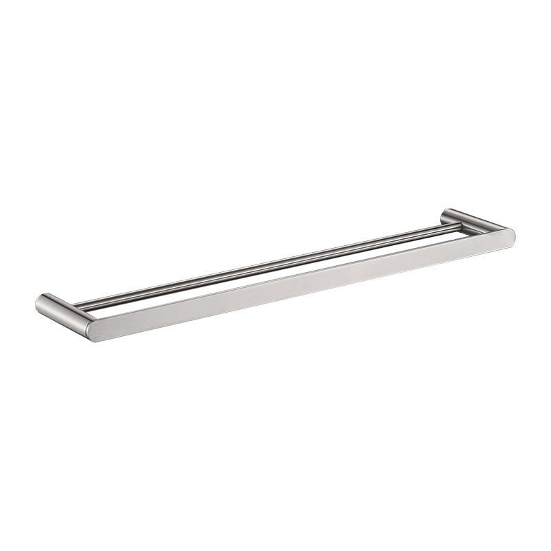 Double pole towel rack