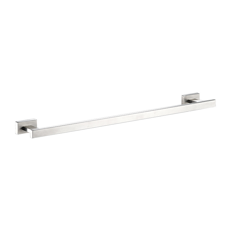 Single pole towel rack