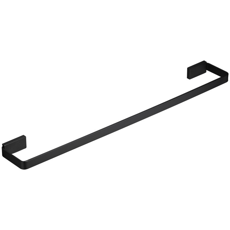 Bathroom Accessories Hand Towel Rack Wall Mounted Matt Black Washroom Towel Bar