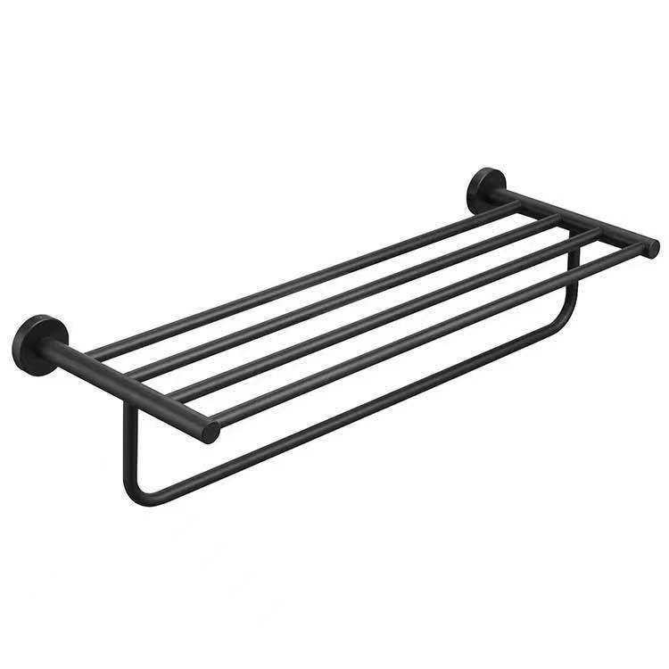 Luxury High Quality Fixed Bath Towel Warmer Rack Mirror Finish 304 Stainless Steel Wall-Mounted Bathroom Accessories