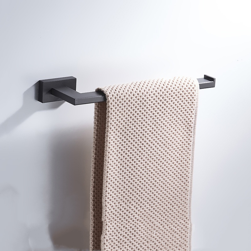 Bathroom Accessory Set Wall Mounted Single Bathroom Towel Racks 304 Stainless Steel Long Kitchen Paper Holder Long Towel Bar