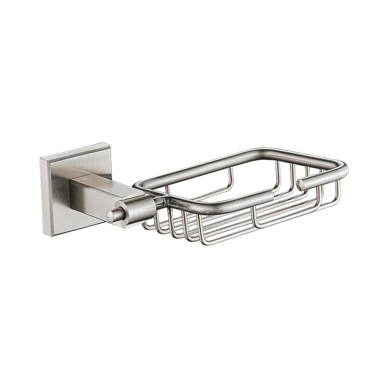 Hot-Selling Stainless Steel 304 Bathroom Accessories Hardware Soap Dish Wall Mounted Soap Basket
